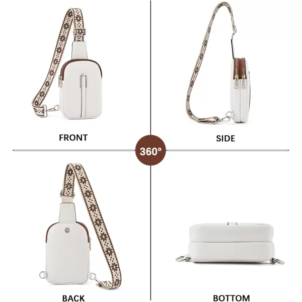 BOSTANTEN Small Sling Bag Crossbody Bags for Women Trendy Crossbody Purse Leather Chest Bag