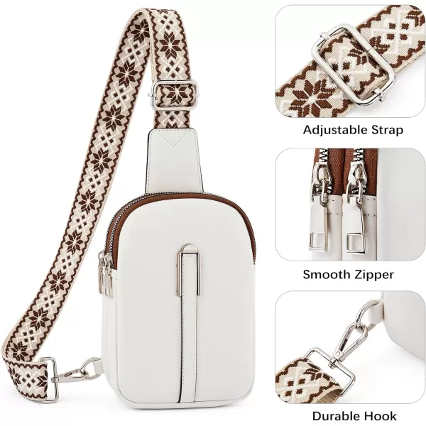 BOSTANTEN Small Sling Bag Crossbody Bags for Women Trendy Crossbody Purse Leather Chest Bag
