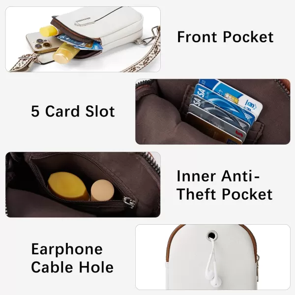 BOSTANTEN Small Sling Bag Crossbody Bags for Women Trendy Crossbody Purse Leather Chest Bag