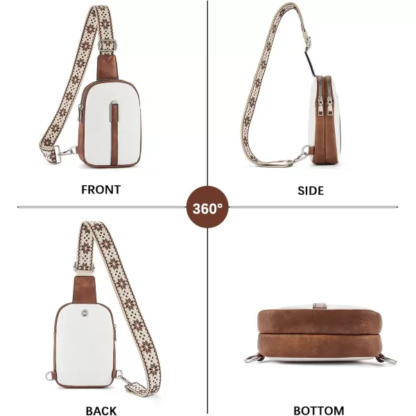 BOSTANTEN Small Sling Bag Crossbody Bags for Women Trendy Crossbody Purse Leather Chest Bag