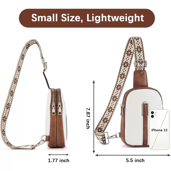 BOSTANTEN Small Sling Bag Crossbody Bags for Women Trendy Crossbody Purse Leather Chest Bag