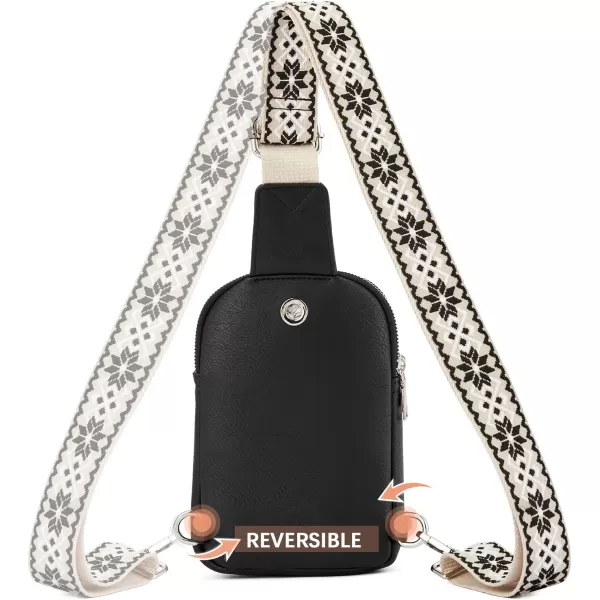 BOSTANTEN Small Sling Bag Crossbody Bags for Women Trendy Crossbody Purse Leather Chest Bag