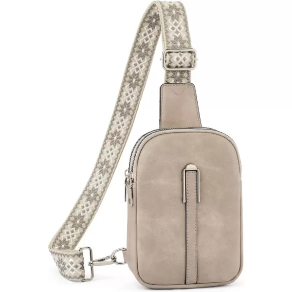 BOSTANTEN Small Sling Bag Crossbody Bags for Women Trendy Crossbody Purse Leather Chest Bag