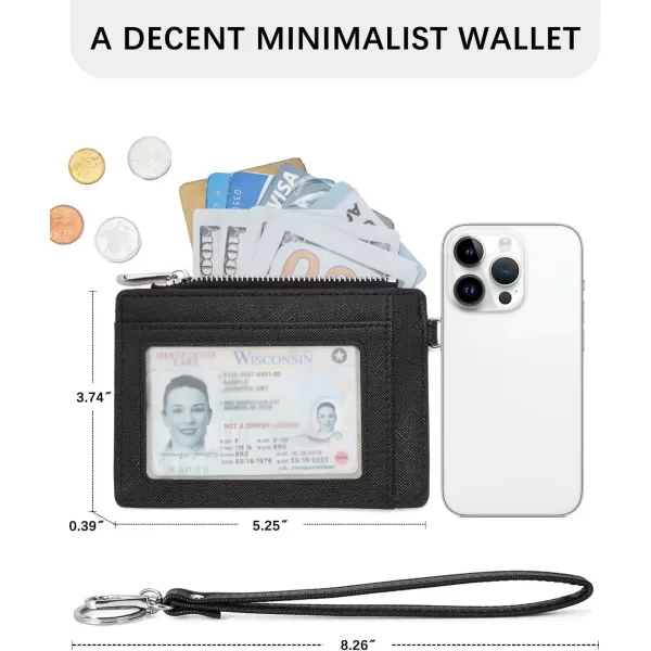 BOSTANTEN Small Wallet For Women RFID Leather Credit Card Holder Slim Wristlet Keychain Wallet With Zipper Pocket