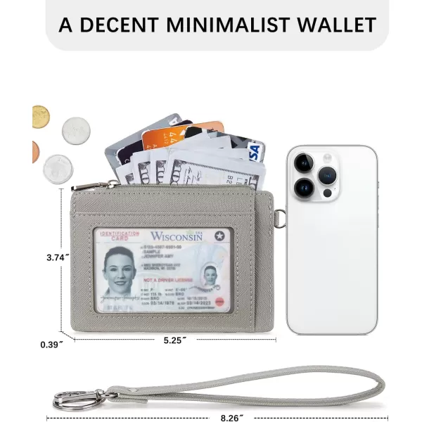 BOSTANTEN Small Wallet For Women RFID Leather Credit Card Holder Slim Wristlet Keychain Wallet With Zipper Pocket