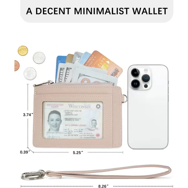 BOSTANTEN Small Wallet For Women RFID Leather Credit Card Holder Slim Wristlet Keychain Wallet With Zipper Pocket
