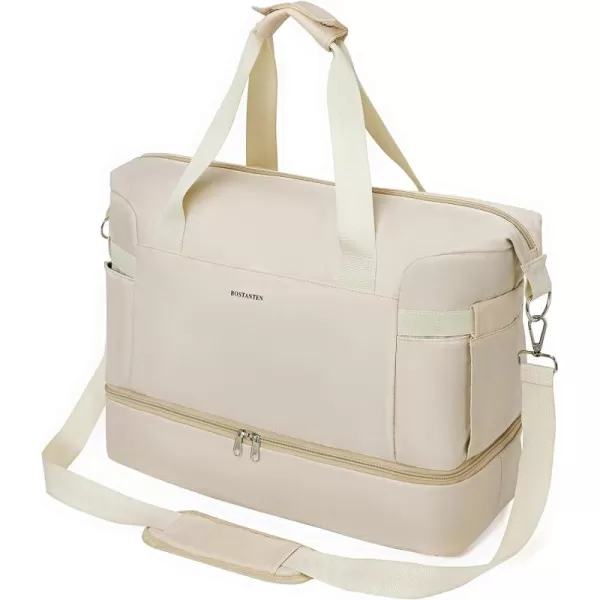 BOSTANTEN Weekender Bags for Women Travel Under Seat Carry On Bag Duffle Bag with Shoe Compartment Overnight Hospital Bags