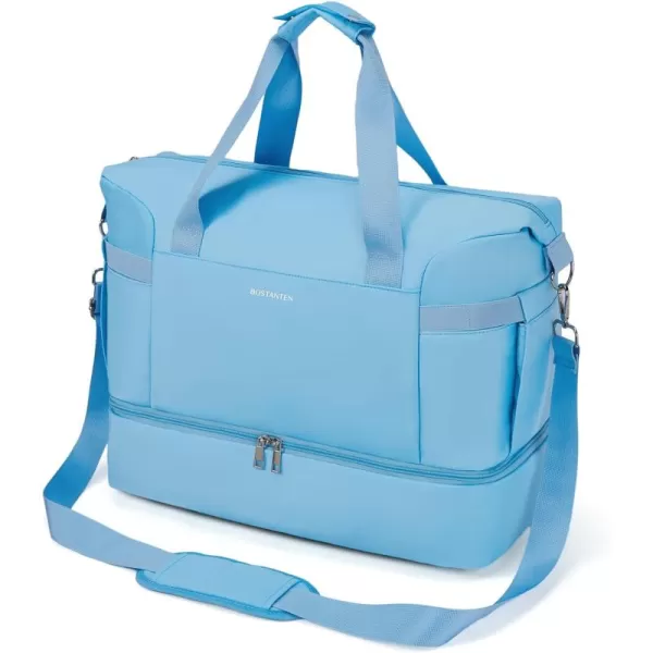 BOSTANTEN Weekender Bags for Women Travel Under Seat Carry On Bag Duffle Bag with Shoe Compartment Overnight Hospital Bags