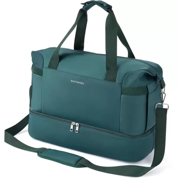 BOSTANTEN Weekender Bags for Women Travel Under Seat Carry On Bag Duffle Bag with Shoe Compartment Overnight Hospital Bags