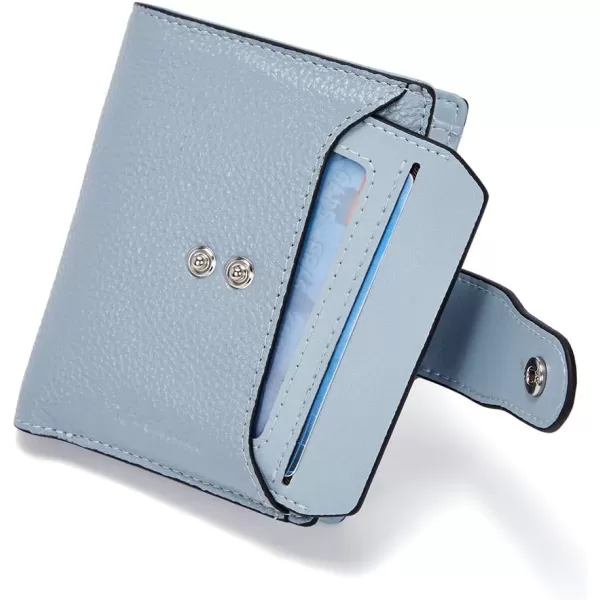 BOSTANTEN Women Leather Wallet RFID Blocking Small Bifold Zipper Pocket Wallet Card Case Purse with ID Window