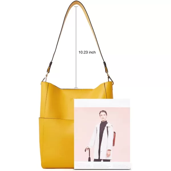 BOSTANTEN Women's Leather Designer Handbags Tote Purses Shoulder Bucket Bags