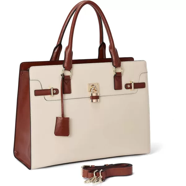 BOSTANTEN Briefcase for Women 15.6 inch Leather Laptop Bag Vintage Slim Lawyer Business Bag Stylish Work Purse