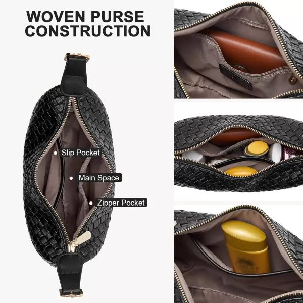 BOSTANTEN Purses for Women Crossbody Bags Crescent Shoulder Bag Hobo Handbag with Adjustable Strap