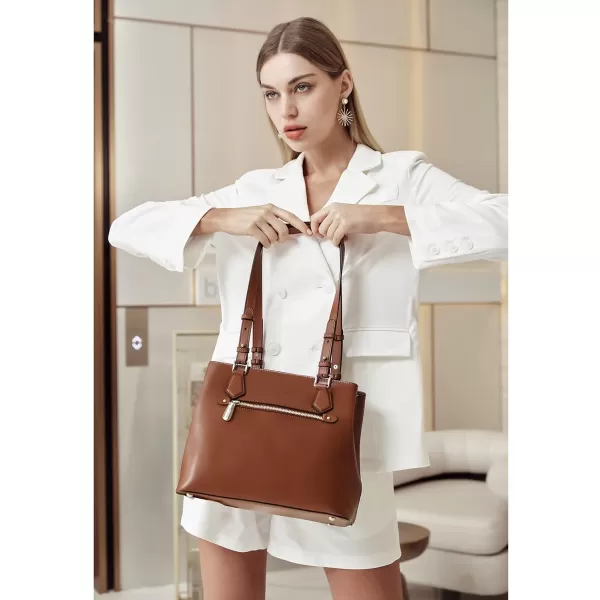 BOSTANTEN Women Handbag Leather Shoulder Bags Soft Designer Top Handle Purse