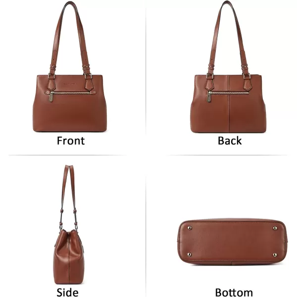 BOSTANTEN Women Handbag Leather Shoulder Bags Soft Designer Top Handle Purse