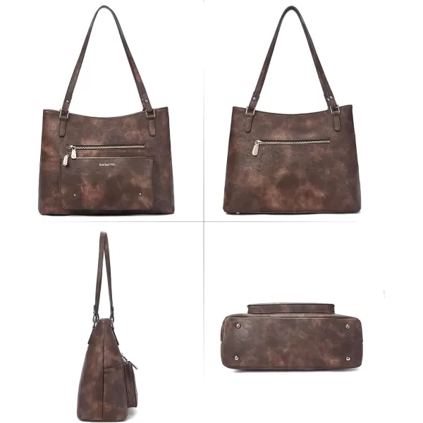 BOSTANTEN Women Handbag Leather Shoulder Bags Soft Designer Top Handle Purse