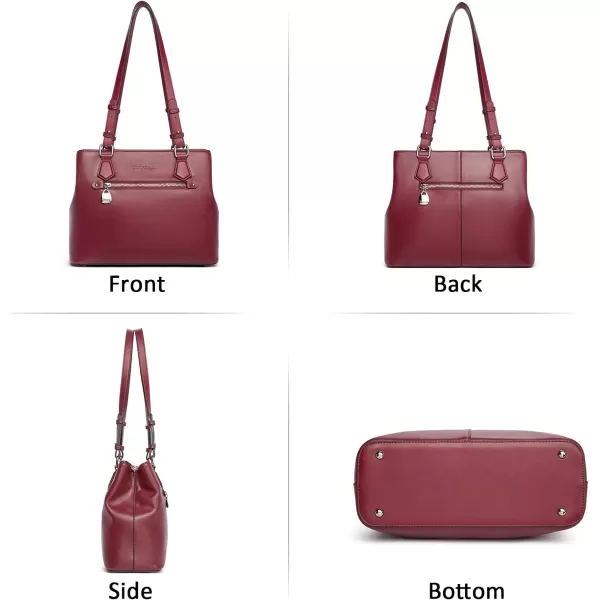 BOSTANTEN Women Handbag Leather Shoulder Bags Soft Designer Top Handle Purse