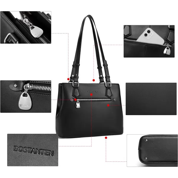 BOSTANTEN Women Handbag Leather Shoulder Bags Soft Designer Top Handle Purse