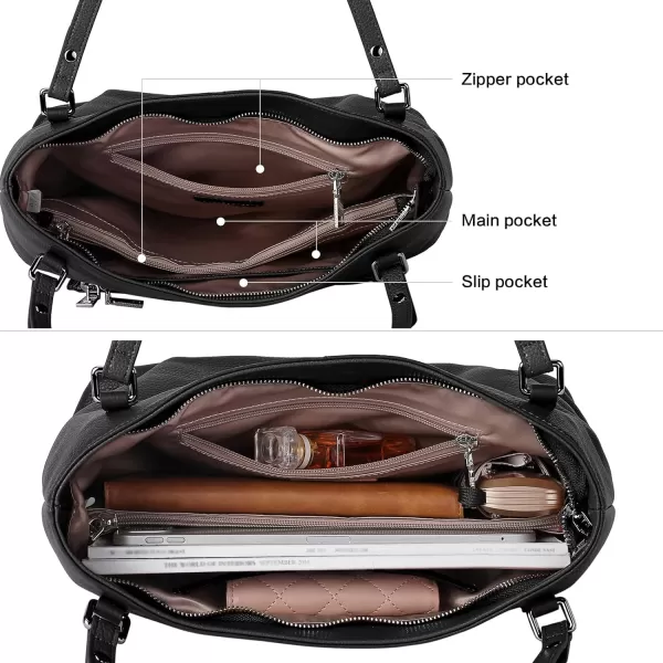 BOSTANTEN Women Handbag Leather Shoulder Bags Soft Designer Top Handle Purse