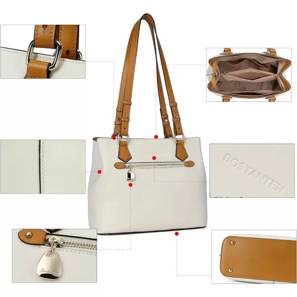 BOSTANTEN Women Handbag Leather Shoulder Bags Soft Designer Top Handle Purse