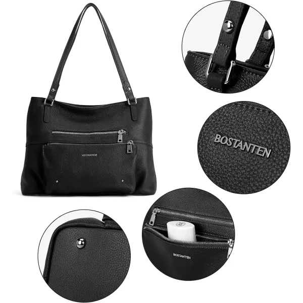 BOSTANTEN Women Handbag Leather Shoulder Bags Soft Designer Top Handle Purse