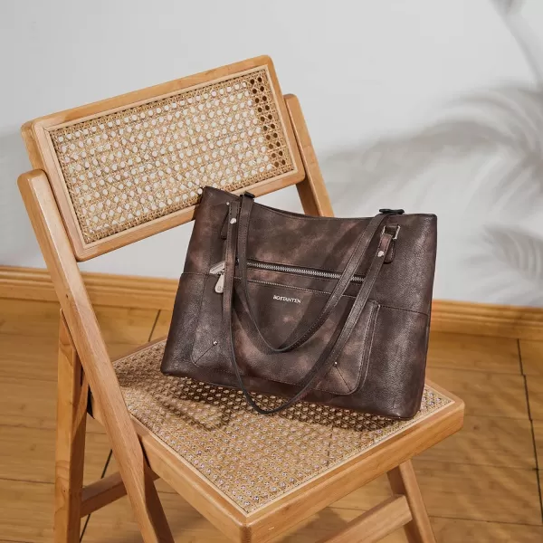 BOSTANTEN Women Handbag Leather Shoulder Bags Soft Designer Top Handle Purse
