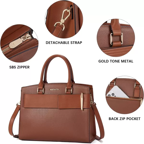 BOSTANTEN Women Handbag Leather Shoulder Bags Soft Designer Top Handle Purse