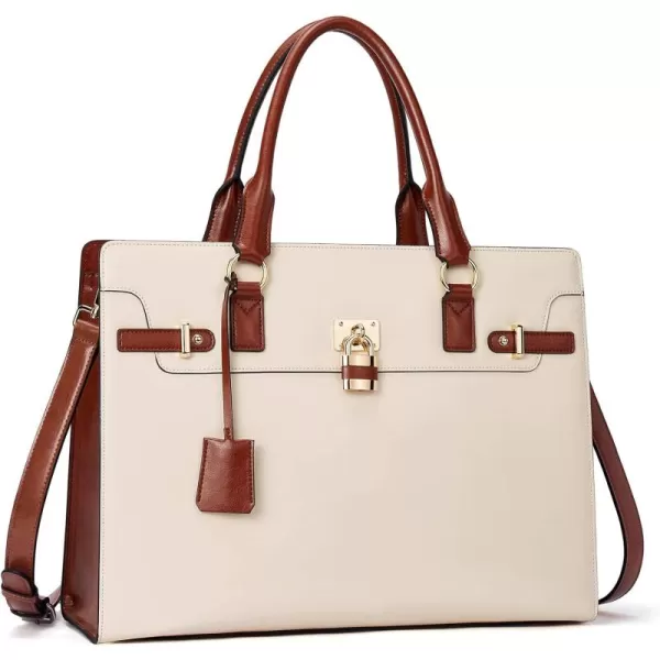 BOSTANTEN Briefcase for Women 15.6 inch Leather Laptop Bag Vintage Slim Lawyer Business Bag Stylish Work Purse