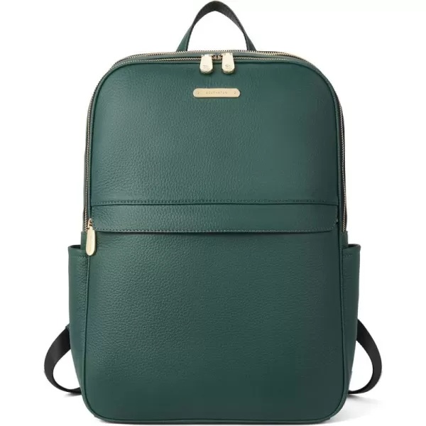 BOSTANTEN Genuine Leather 15.6 inch Laptop Backpack Purse for Women College Casual Backpack Travel Bag