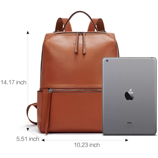 BOSTANTEN Genuine Leather Backpack Purse for Women Fashion Backpack Casual College Shoulder Bag Travel Backpack