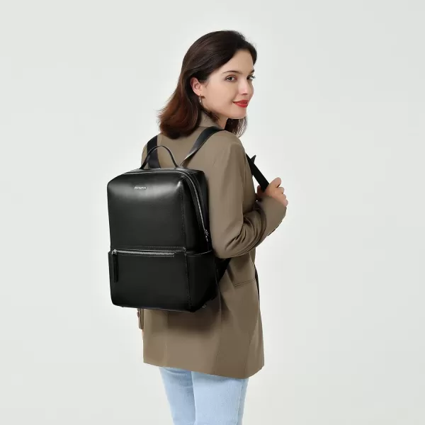 BOSTANTEN Genuine Leather Backpack Purse for Women Fashion Backpack Casual College Shoulder Bag Travel Backpack