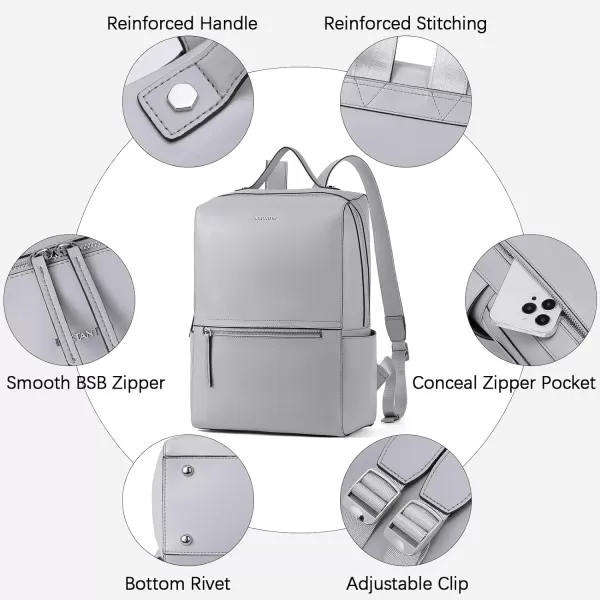 BOSTANTEN Genuine Leather Backpack Purse for Women Fashion Backpack Casual College Shoulder Bag Travel Backpack