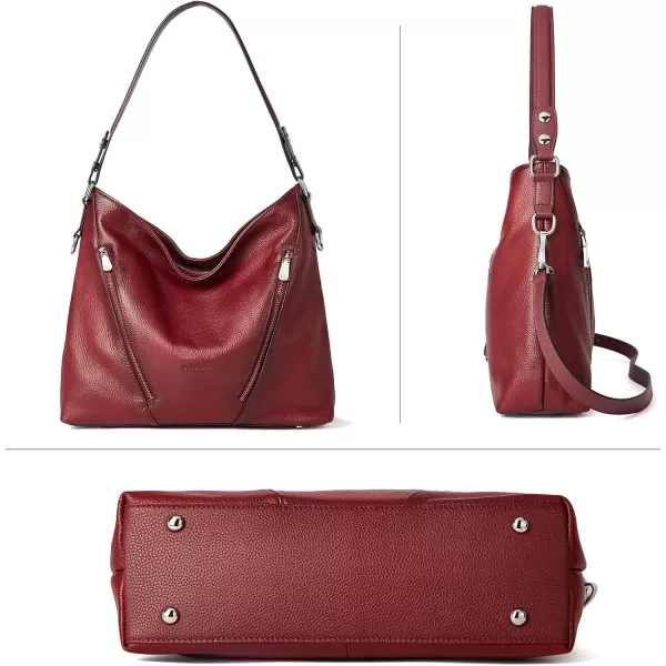 BOSTANTEN Women Leather Handbag Designer Ladies Hobo Purses Shoulder Bags