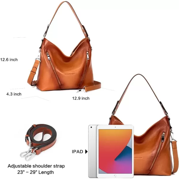 BOSTANTEN Women Leather Handbag Designer Ladies Hobo Purses Shoulder Bags