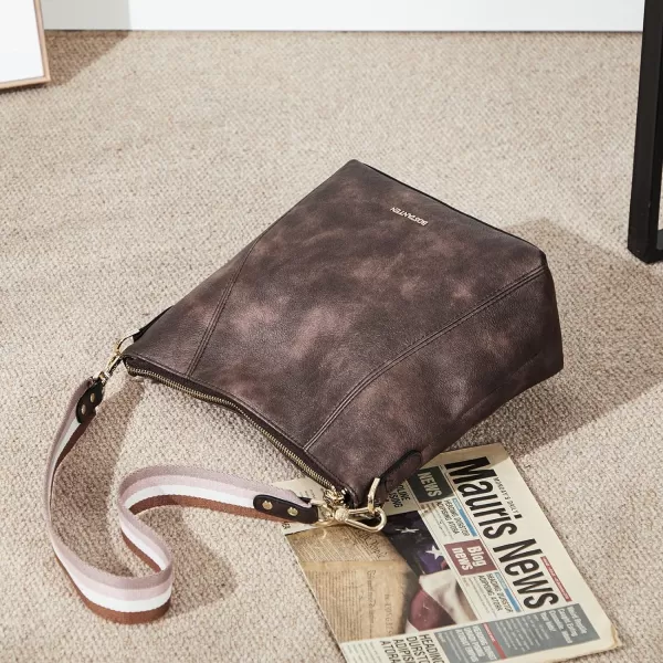 BOSTANTEN Women Leather Handbag Designer Ladies Hobo Purses Shoulder Bags