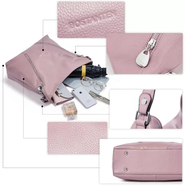 BOSTANTEN Women Leather Handbag Designer Ladies Hobo Purses Shoulder Bags
