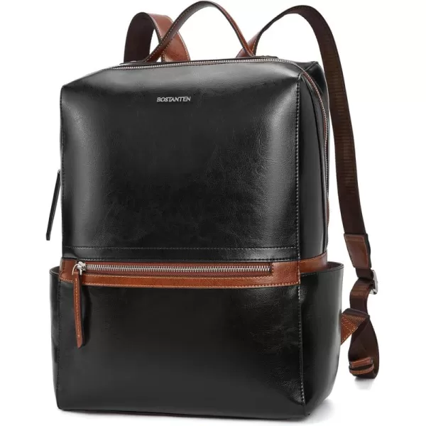 BOSTANTEN Genuine Leather Backpack Purse for Women Fashion Backpack Casual College Shoulder Bag Travel Backpack
