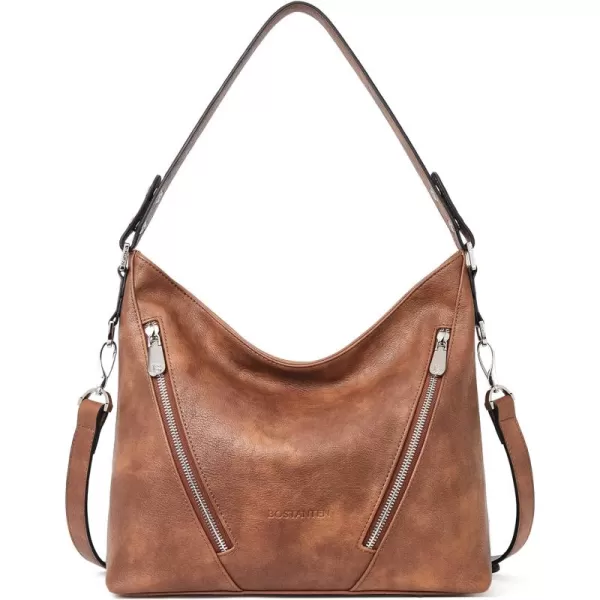 BOSTANTEN Women Leather Handbag Designer Ladies Hobo Purses Shoulder Bags