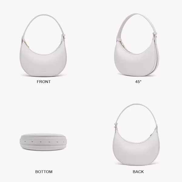 BOSTANTEN Crescent Shoulder Bag for Women Trendy Crossbody Hobo Purse Vegan Leather Clutch Handbag Adjustable Strap