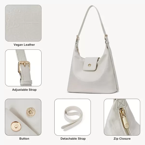 BOSTANTEN Crossbody Hobo Bag for Women Trendy Leather Shoulder Purses Adjustable Strap