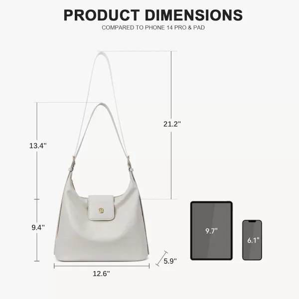 BOSTANTEN Crossbody Hobo Bag for Women Trendy Leather Shoulder Purses Adjustable Strap