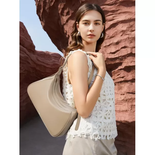 BOSTANTEN Cute Shoulder Hobo Bags for Women Trendy Vegan Leather Purses Adjustable Strap