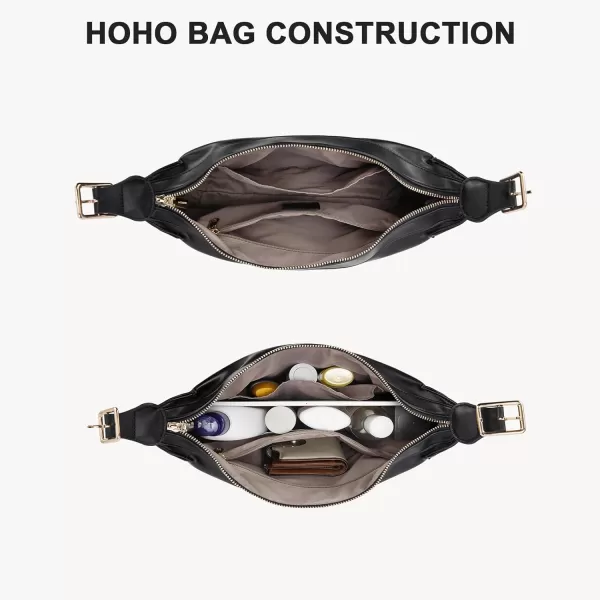 BOSTANTEN Cute Shoulder Hobo Bags for Women Trendy Vegan Leather Purses Adjustable Strap