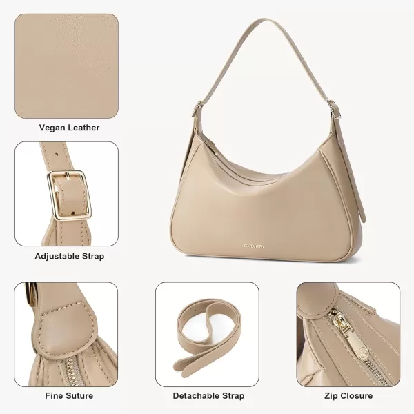 BOSTANTEN Cute Shoulder Hobo Bags for Women Trendy Vegan Leather Purses Adjustable Strap
