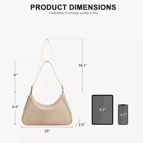 BOSTANTEN Cute Shoulder Hobo Bags for Women Trendy Vegan Leather Purses Adjustable Strap