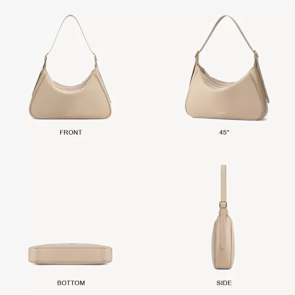 BOSTANTEN Cute Shoulder Hobo Bags for Women Trendy Vegan Leather Purses Adjustable Strap