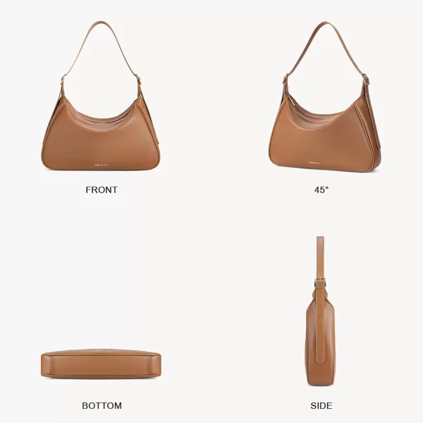 BOSTANTEN Cute Shoulder Hobo Bags for Women Trendy Vegan Leather Purses Adjustable Strap