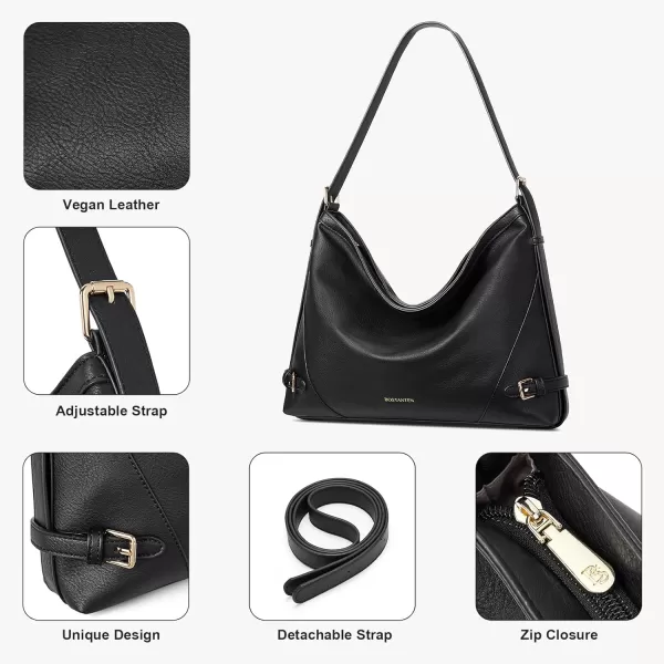 BOSTANTEN Hobo Bags for Women Large Vegan Leather Crossbody Shoulder Purses and Handbags