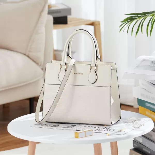 BOSTANTEN Leather Handbags for Women Designer Satchel Purses Top Handle Tote Work Shoulder Bags