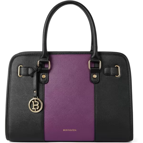 BOSTANTEN Leather Handbags for Women Designer Satchel Purses Top Handle Tote Work Shoulder Bags